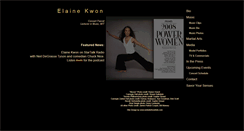 Desktop Screenshot of elainekwon.com